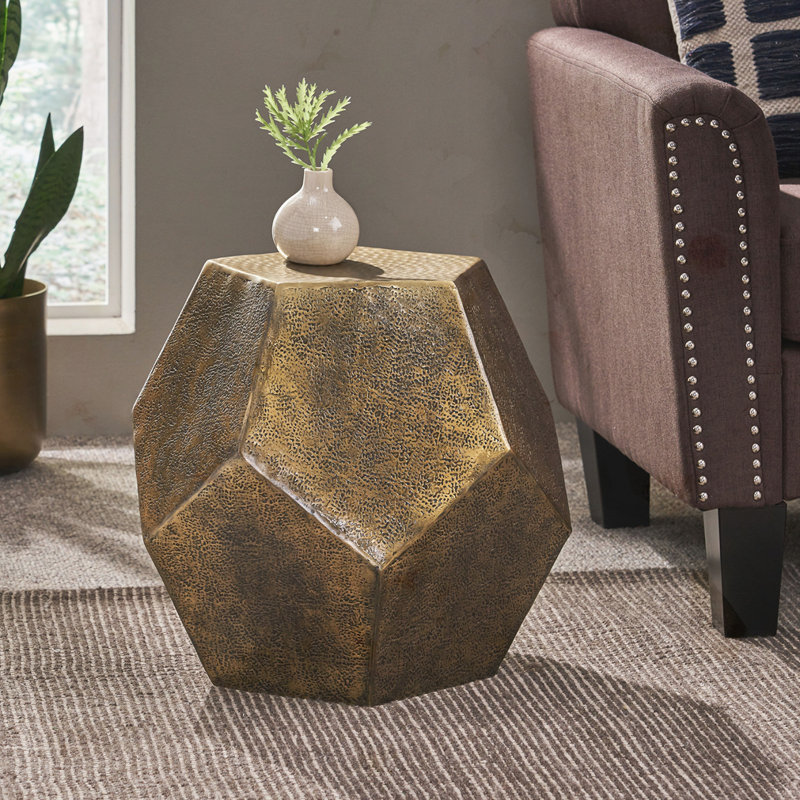 Table d'appoint hexagonale