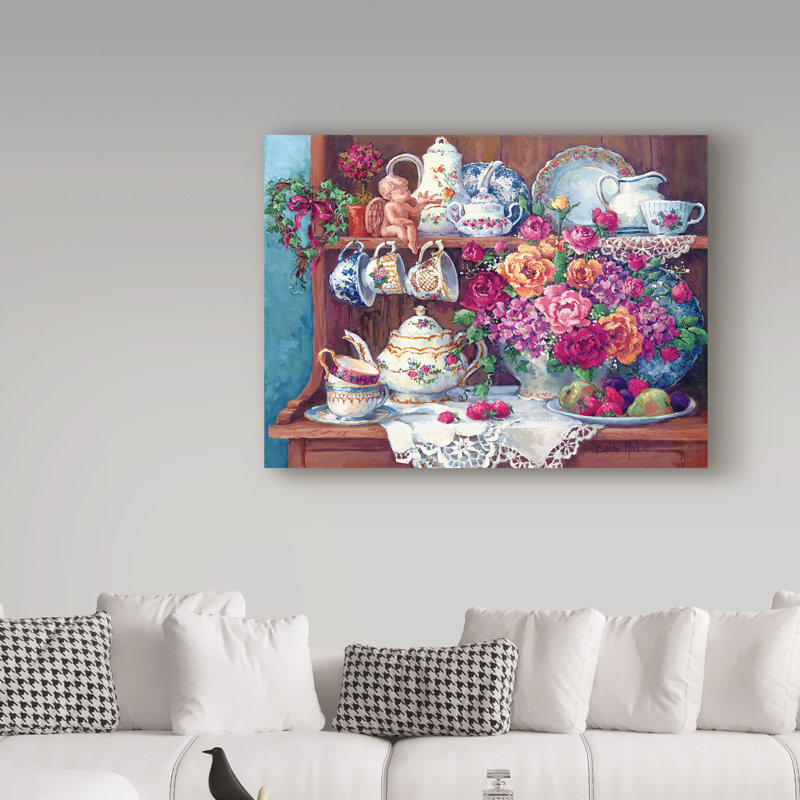 «A Touch of Romance» par Barbara Mock, reproduction sur toile, H 18 po x l 24 po x P 2 po
