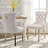 Dining Chairs, Upholstered High-end Tufted Dining Room Chair with Nailhead Back Ring-178148666-178148665-188948057