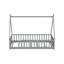 Lit simple en forme de tente, lit tipi avec garde-corps, lattes, gris-1499553908