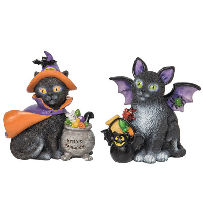 Halloween Cat Figurines & Collectibles