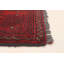Tapis rouge en laine noué à la main de conception unique 4 pi 2 po x 6 pi 4 po Moriyah