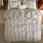 Ensemble de literie 100% coton bohème à housse de couette à motif de gaufres - ensemble de 3-106246535-106246531