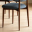 Ensemble de 4 chaises rembourrées de salle à manger modernes, ensemble de tissu à dossier incurvé-1664614295-1664614287