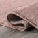 Auldridge Solid Low-Pile Pink Rug