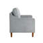 Fauteuil club tapissier à accoudoirs carrés 39 po Sarah-1272299504