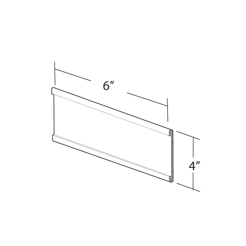 Plaque signalétique adhésive de 15,2 cm x 10,2 cm, paquet de 10