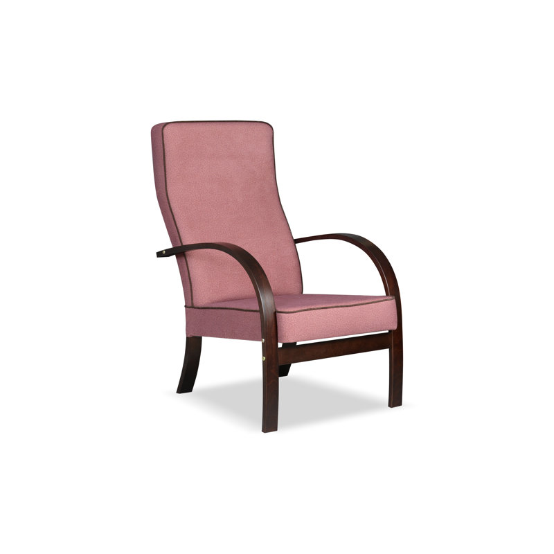 Lochmoor Upholstered Armchair, Brown, Dirty Pink