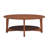 Monterey 48 in. L Oval Mid-Century Modern Wood Coffee Table in Warm Chestnut Finish; Tabletop Thickness 0.5 in. , Modern Take on Mid-Century Design; Accent Piece for Living Room, Living Room Furniture