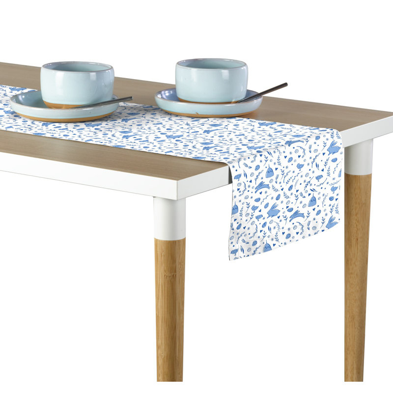 Mikels Geometric Table Runner, 108" L x 14" D