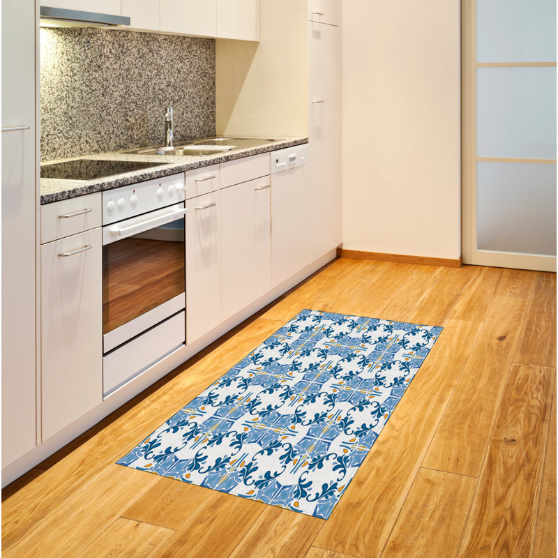 Tapis décoratif traditionnel en fibres à haute densité, Rectangle 2 pi 7 po x 5 pi