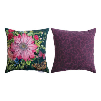 Wild Garden Throw Pillow 12" x 12"