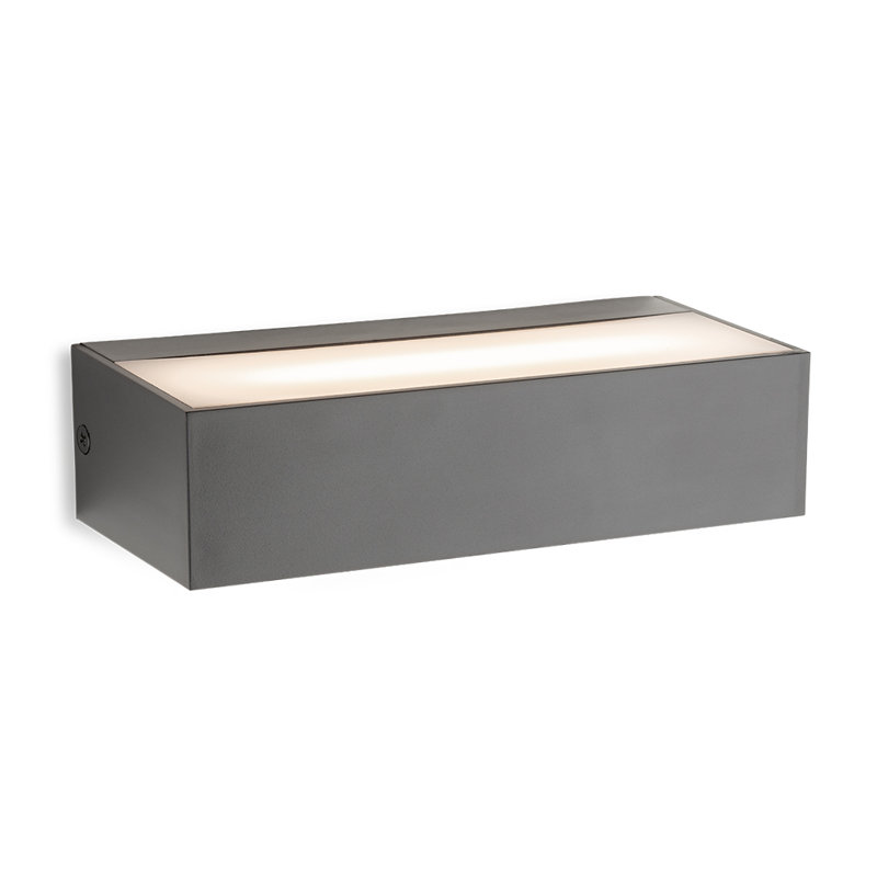 Graphite 4.6cm H Integrated LED Outdoor Sconce