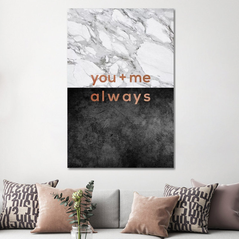 You And Me Always Copper by Orara Studio - Wrapped Canvas Gallery-Wrapped Canvas Giclée, 152.5 cm H x 101.5 cm W