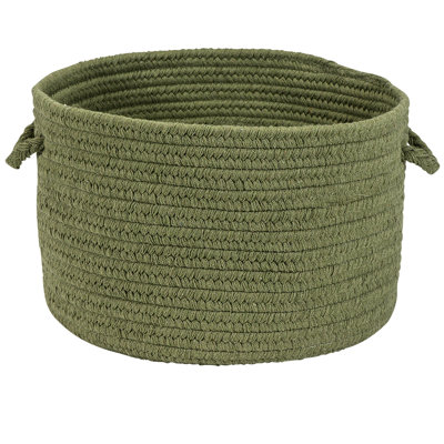 Panier en tissu uni