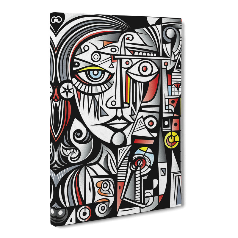 Pablo Picasso Line No.4 - Wrapped Canvas Print, 60cm H x 40cm W x 3cm D