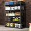 72 po H 5 tablettes en métal à 5 niveaux pour tablettes de garage