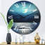 Horloge murale Super Moon Over The Sea III-93382468