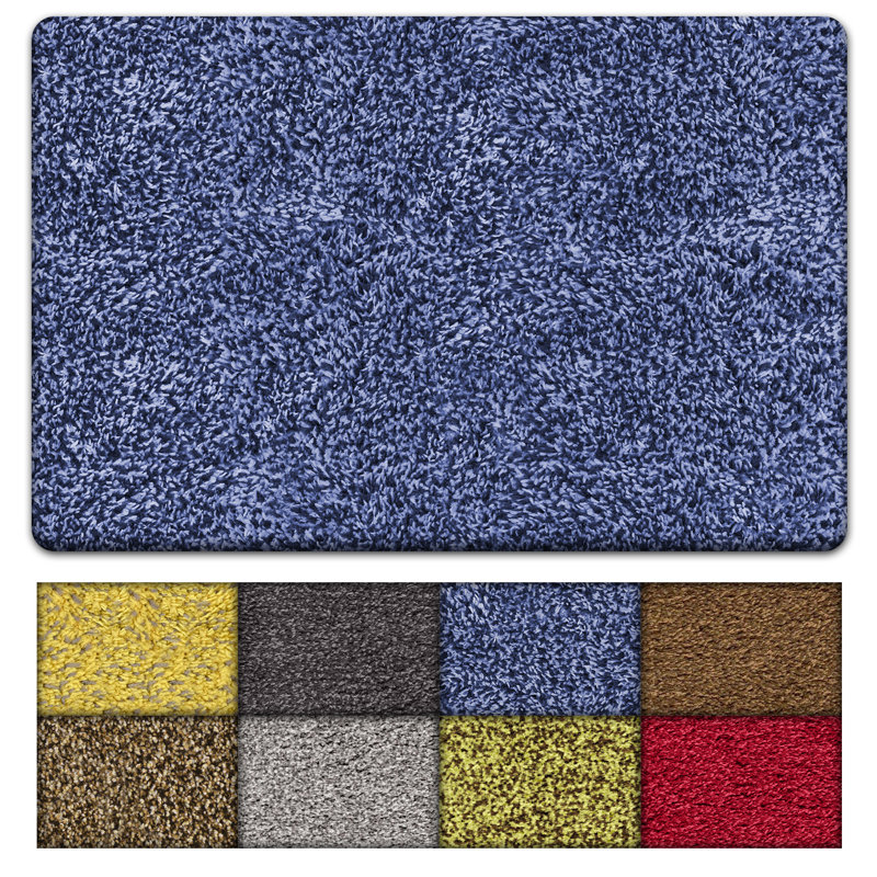 Red Polyester Non-Slip Outdoor Doormat 24" x 36"