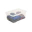 Wham Crystal 45L Plastic Storage Boxes Pack of 5 Clear-31916699