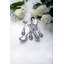  Fourchette à dîner en acier inoxydable Michelangelo, ensemble de 4, argent
