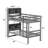 Twin Over Twin Standard Bunk Bed With Bookcase Headboard-134996597