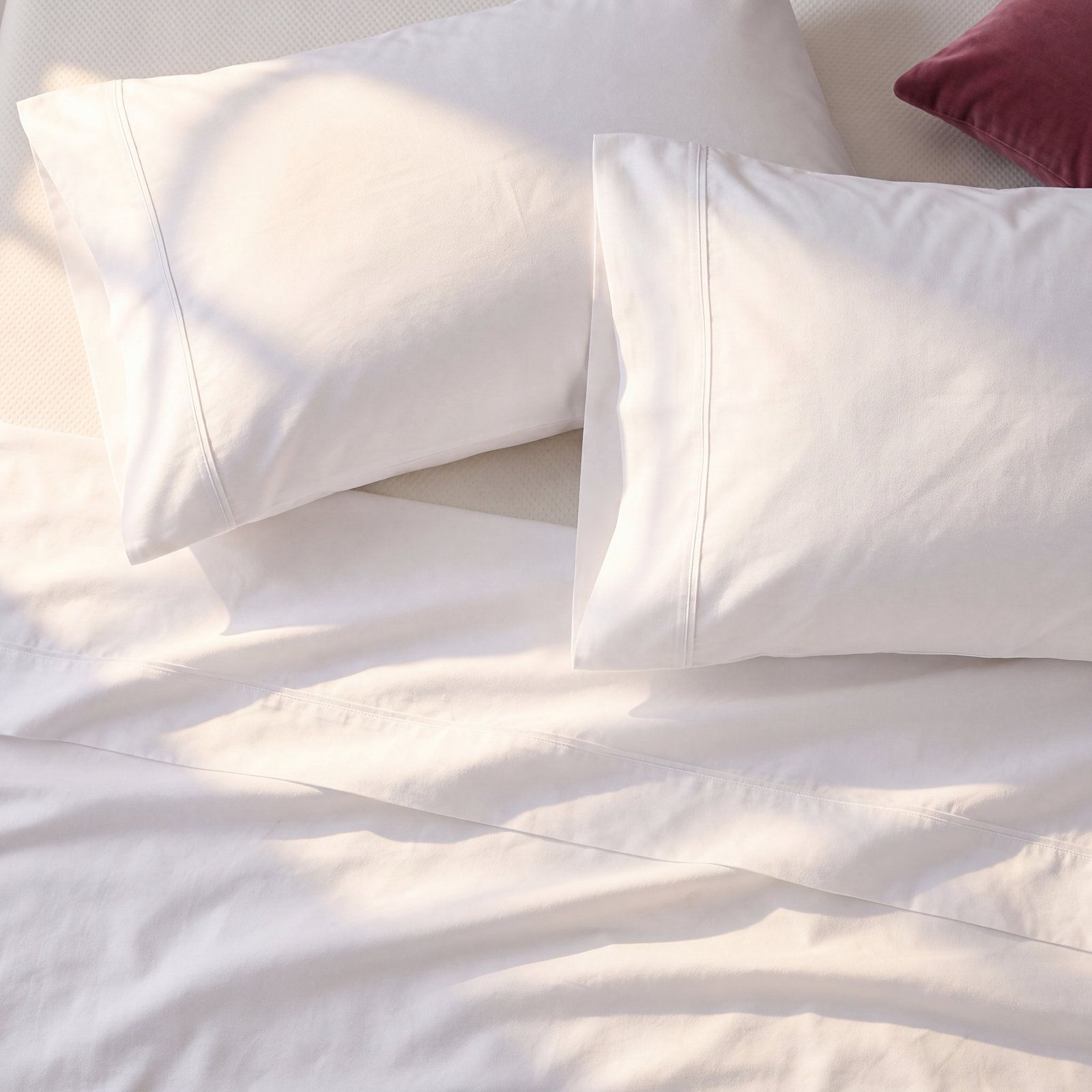 Hayward Pima Cotton Sheet Set, White, King