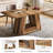 63" Dining Table For 4 With Sturdy Base-1911699180