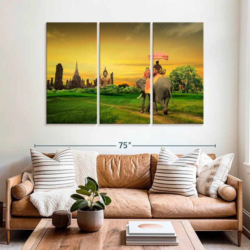 Brampt Thailand Elephant Ride, 42" H x 65" W