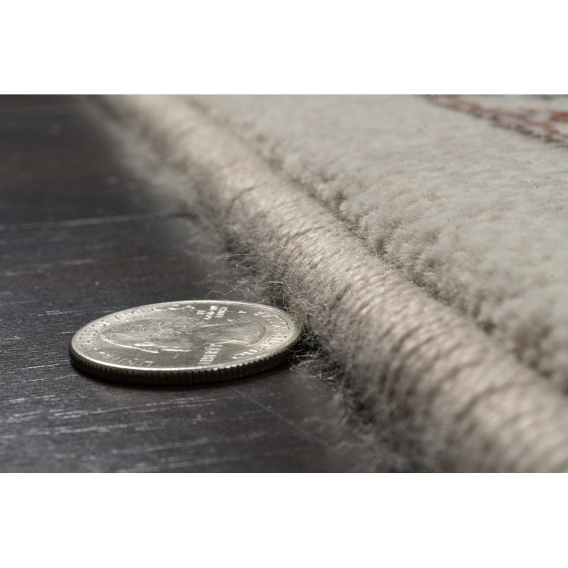 JARDIN ANTIQUE 2,2X7,7 57275-6295 Crème / beige, Tapis de couloir 2 pi 2 po x 7 pi 7 po