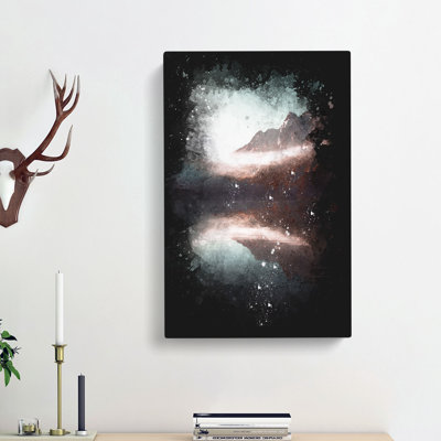 Lake In Italy - Wrapped Canvas Painting