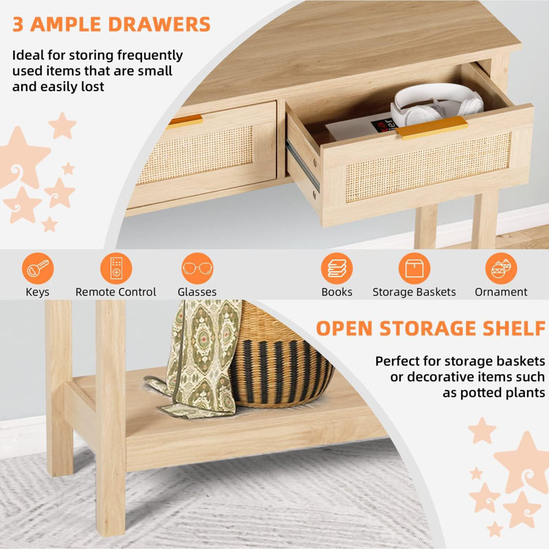 Alvene 51.4'' Console Table