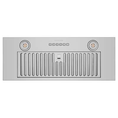 Hauslane IN-R110 Smart In-Cabinet Range Hood | Hausmart App & Voice Control | Ultra-Quiet Motor, 4-Speed Fan, LED | Dishwasher-Safe Baffle Filters, Ducted/Ductless | Stainless Steel