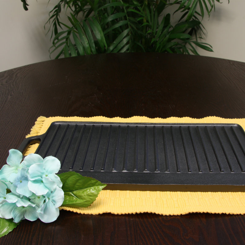 Addlestone 20" Black Cast Iron Reversible Griddle