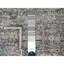 Tapis oriental gris en laine noué à la main 14e siècle 8 pi 3 po x 10 pi 0 po Aryana