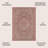 Moten Medallion Textured Weave Red/Taupe Indoor/Outdoor Rug-1099673707