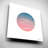 'Ocean Circle' by Seven Trees Design, Acrylic Glass Wall Art-1729022069