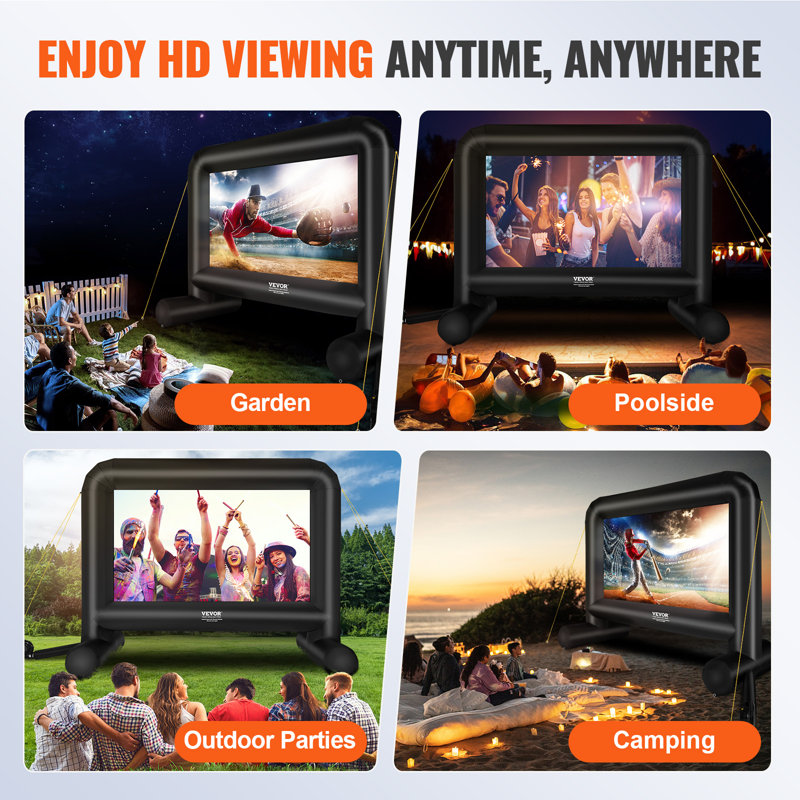 VEVOR Outdoor Portable Projector Screen Projector Screen
