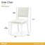 Palm Gate Side Chair - Cloud White