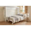 Grand lit escamotable mural et USB, blanc-745074079