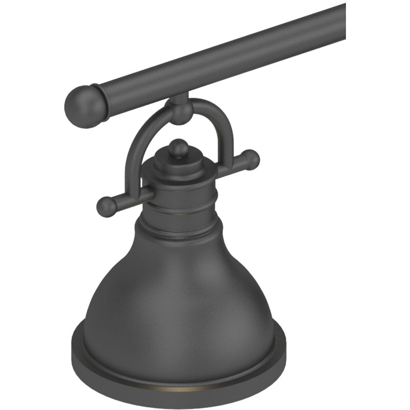Luminaire suspendu linéaire pour îlot de cuisine à 5 lumières à DEL intégré Rosalind Wheeler V1245-65 avec bols en forme de cloche