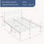 Simple Metal Bed Frame with Curved Design Headboard and Footboard-1776098309-1776202867