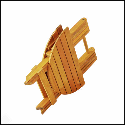 Table d'appoint pliable et réglable en bois d'acacia, aucune installation requise, parfaite pour une utilisation intérieure et extérieure