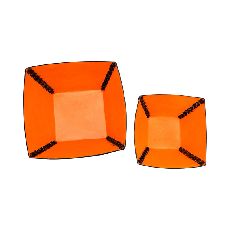 Ensemble de 4 plateaux d'angle SOUTH AMERICAN