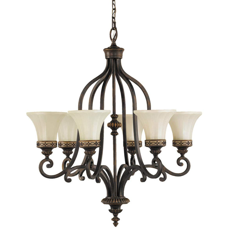 Union 6 - Light Shaded Chandelier