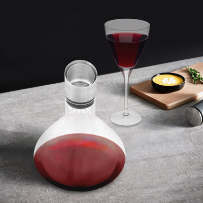 Carafe à vin avec filtre en acier inoxydable