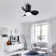 22''  3-ABS Blades Smart  indoor LED Ceiling Fan with Remote