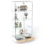 Vitrine moderne en verre avec grands tiroirs-703992009