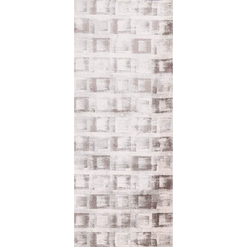 Tapis oriental géométrique transitionnel 2X3, Rectangle 2 pi 7 po x 9 pi 10 po