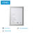 MasterVision Kamashi "Do More..." Quote Dry Erase Magnetic Personal White Board + Marker, Eraser & 2 Magnets, Home Décor, 24" x 18", Silver Wood Frame-25402670